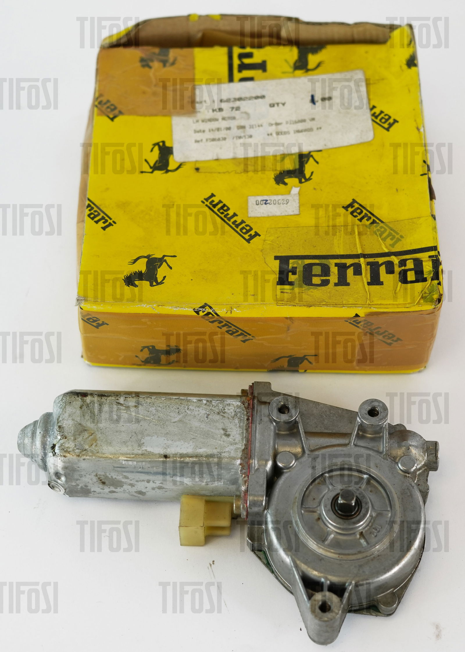 Ferrari 348 355 Window Motor NOS: A new old stock Bosch window motor, to suit Ferrari 348 and 355.