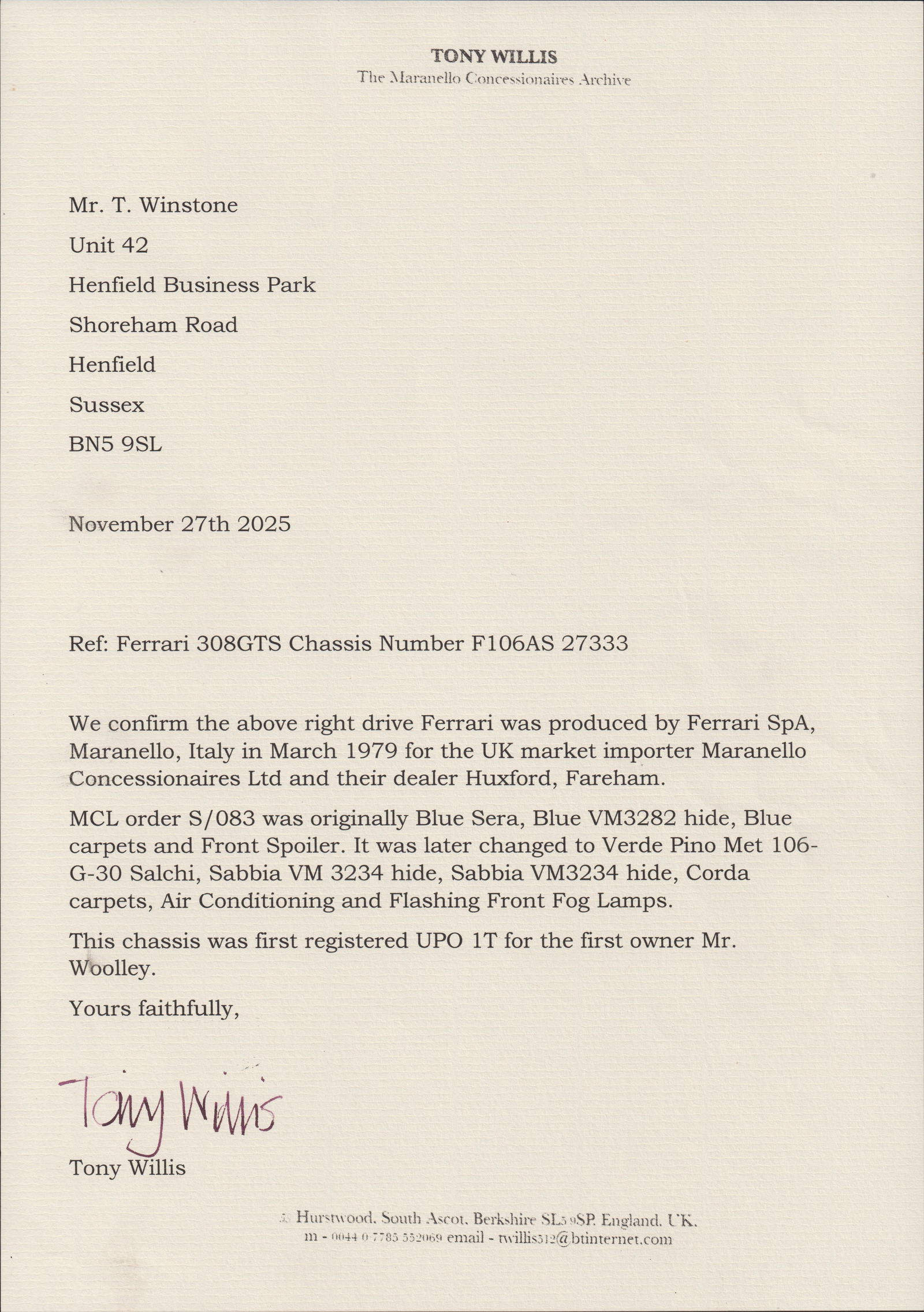 1979 Ferrari 308 GTS *27333* - 19