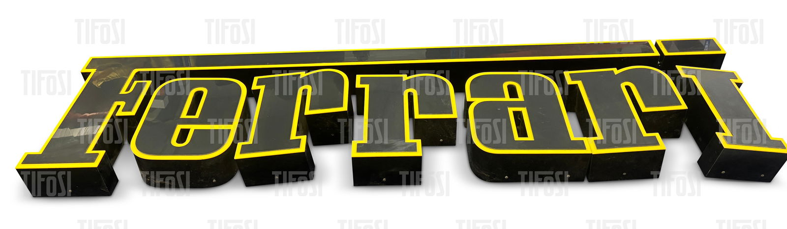 1980s Ferrari Illuminated Neon Dealership Sign (1 of 4)