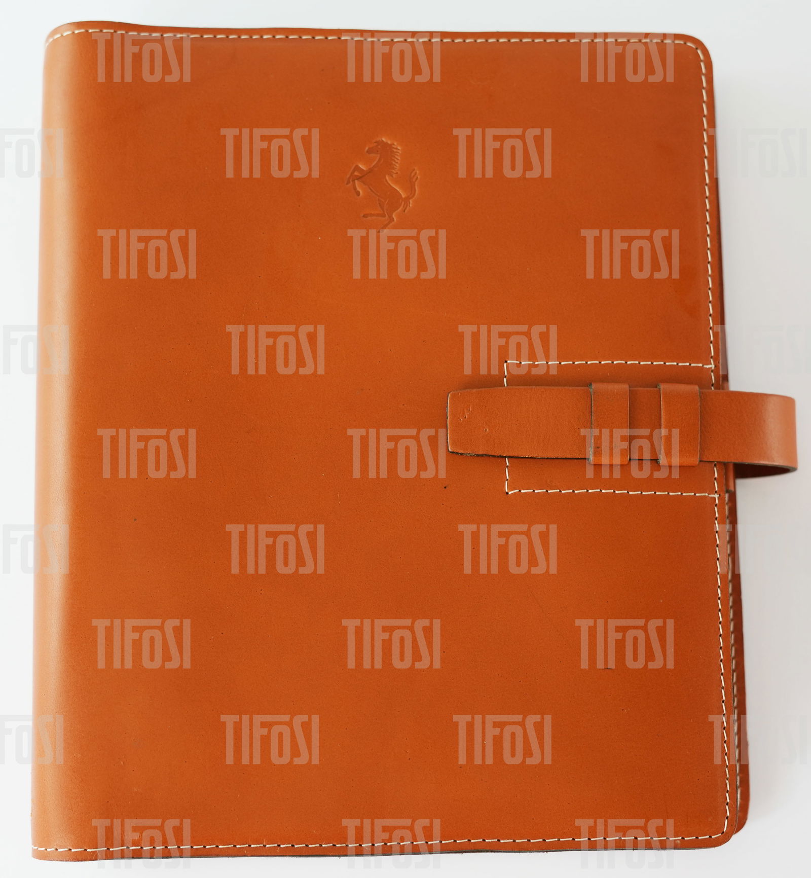 2017 Ferrai Official Agenda Filofax: A genuine leatherbound Ferrari agenda from 2017, unused.