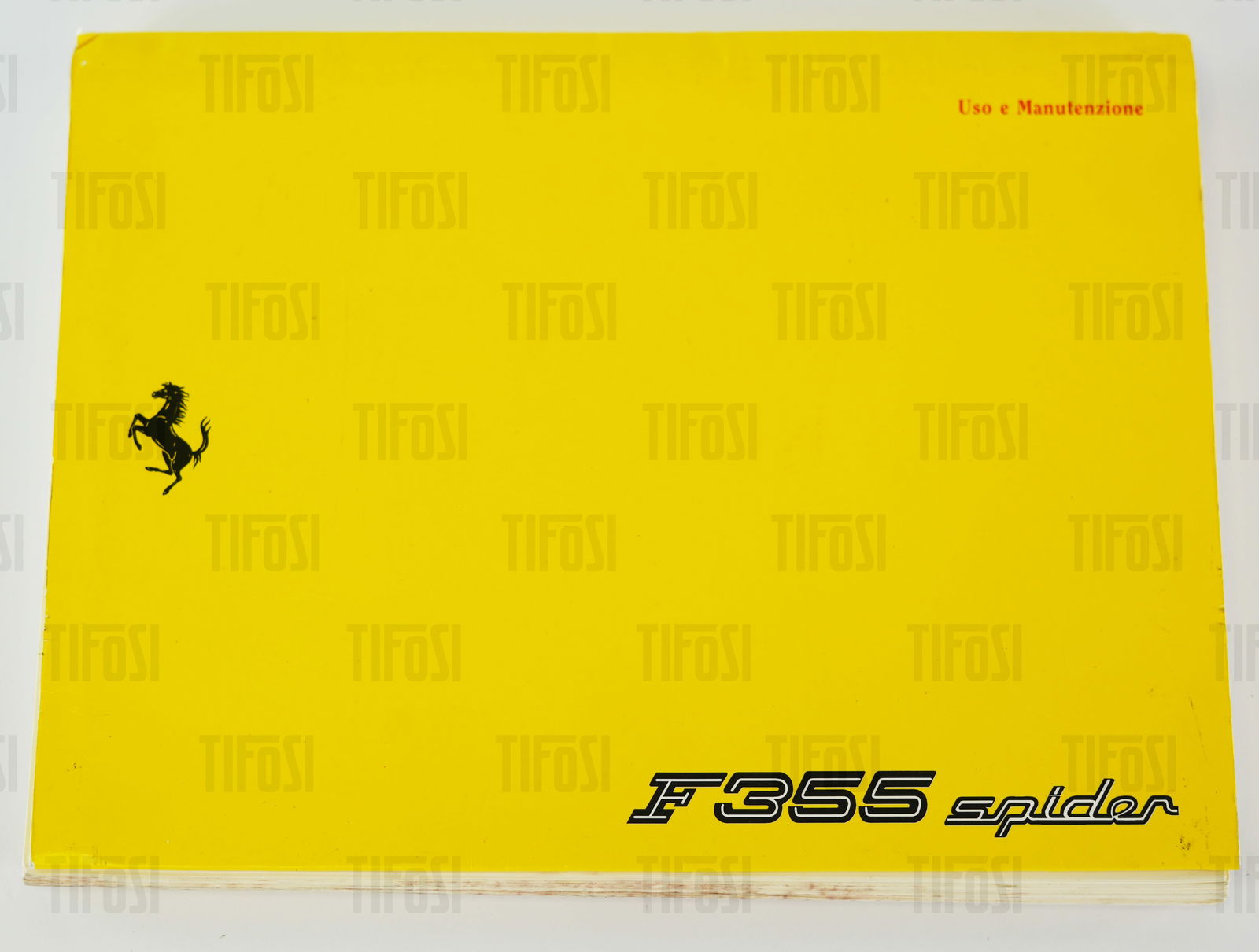 Ferrari F355 Spider Owner's Manual: An original Ferrari F355 Spider owner's handbook, in good used condition.