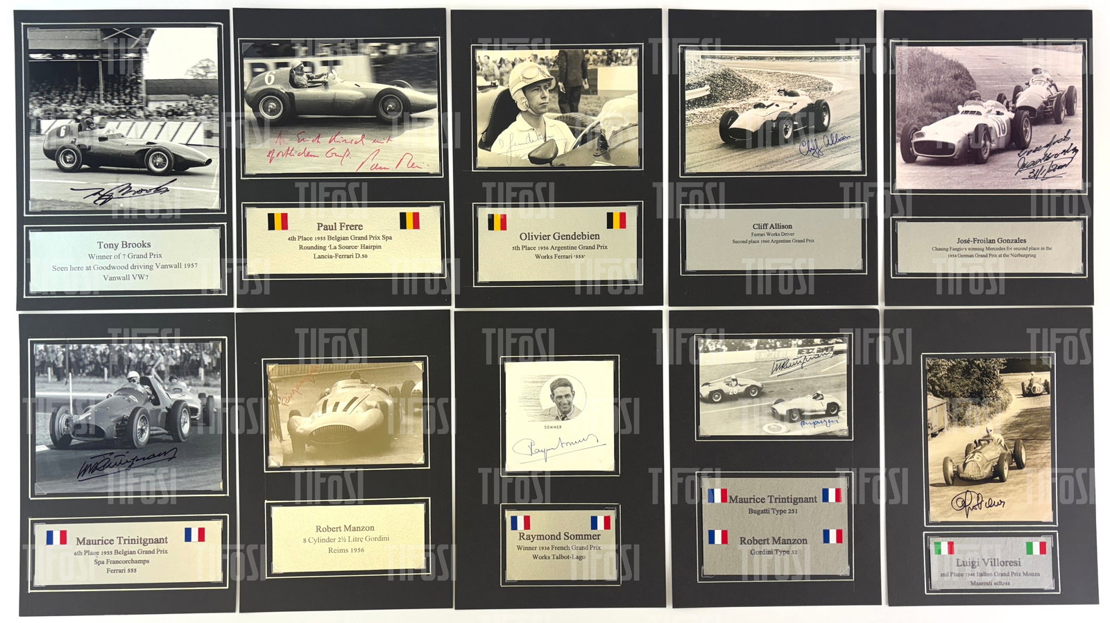 Ferrari Drivers Signed Photograph Collection (1 of 20)