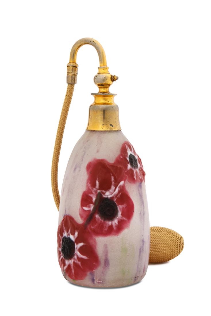 1920s Argy-Rousseau pate-de-verre glass atomizer (1 of 1)
