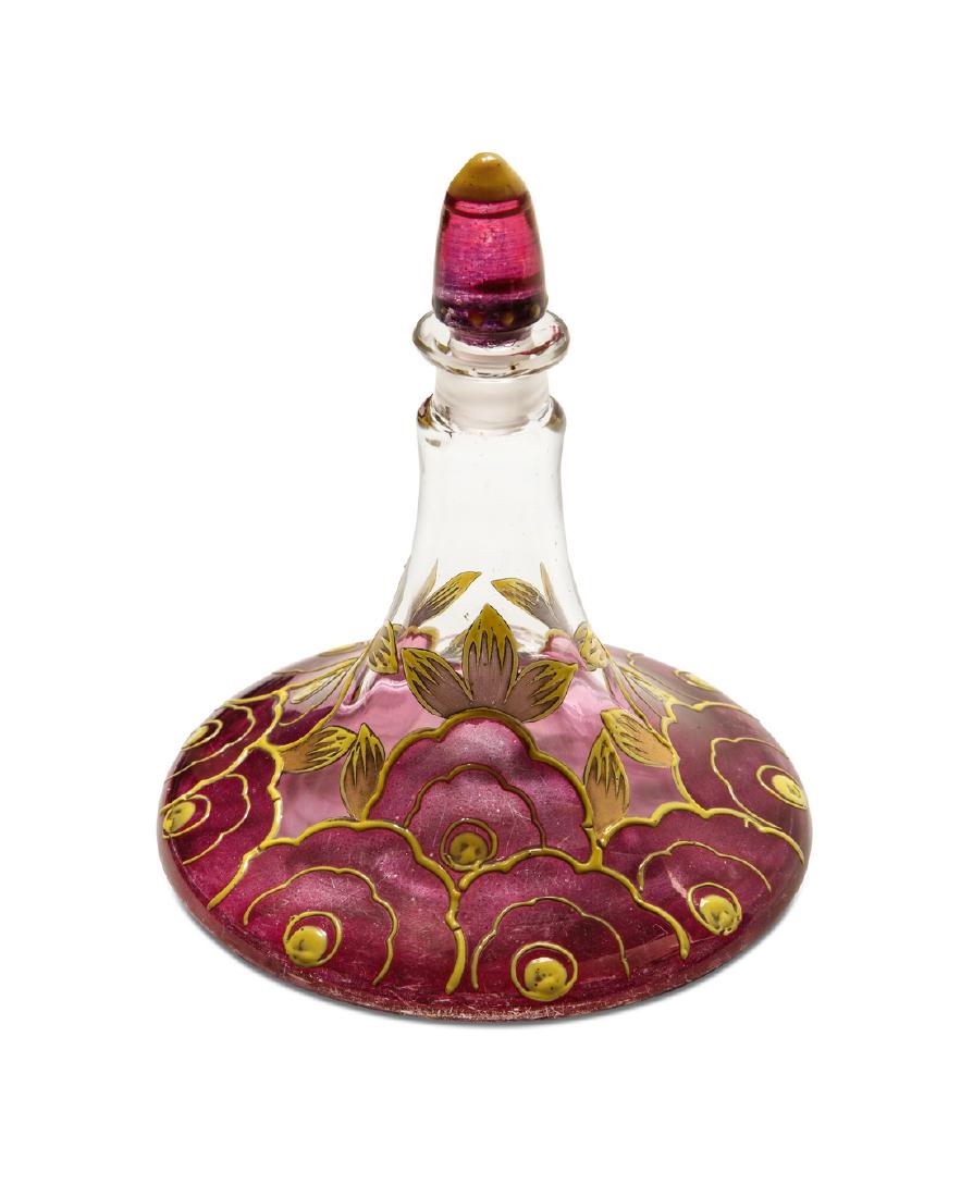 Czech perfume bottle for Langlois Shari Czech perfume bottle for Langlois Shari