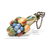 18th c. Chelsea Antique Scent Bottle Porcelain Fruit