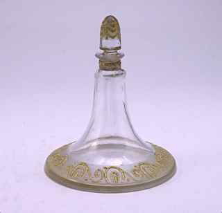 Czech perfume bottle for Langlois Shari Czech perfume bottle for Langlois Shari
