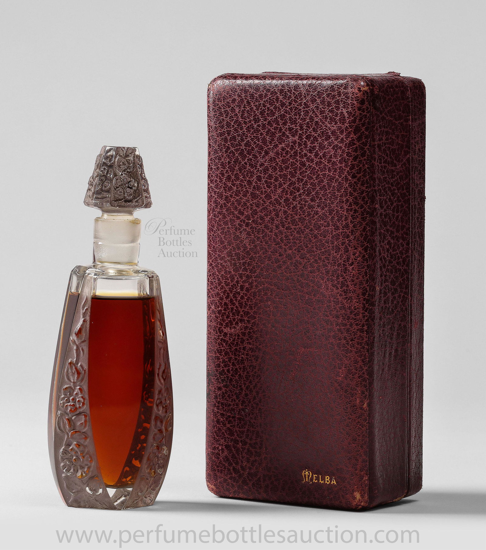 c1915 Melba perfume bottle with box (1 of 4)