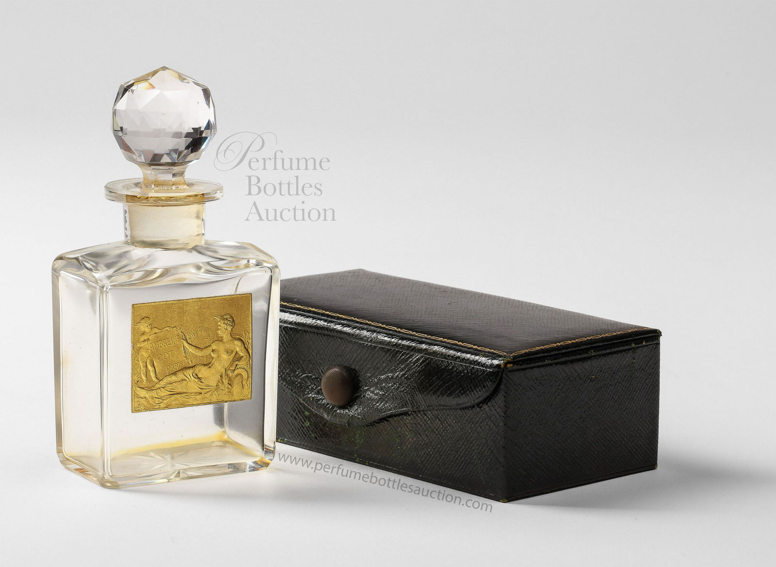 1909 Coty Ambreine perfume bottle with box (1 of 1)