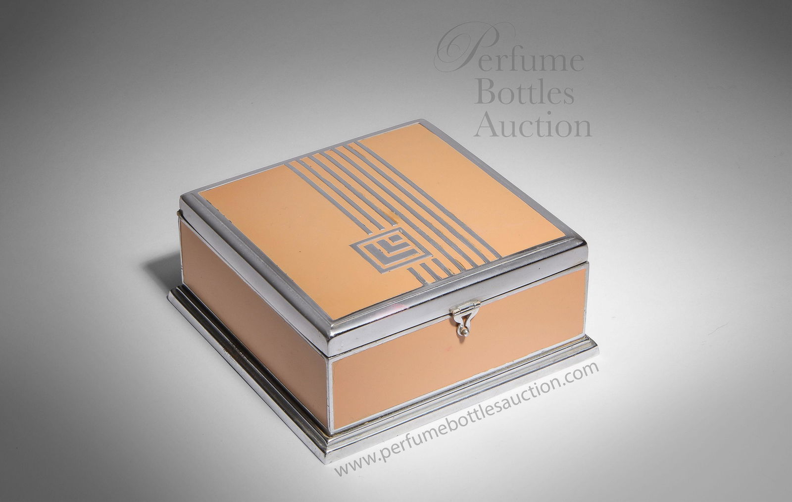 Rare Lalique Lucien Lelong Art Deco Vanity Case (1 of 3)