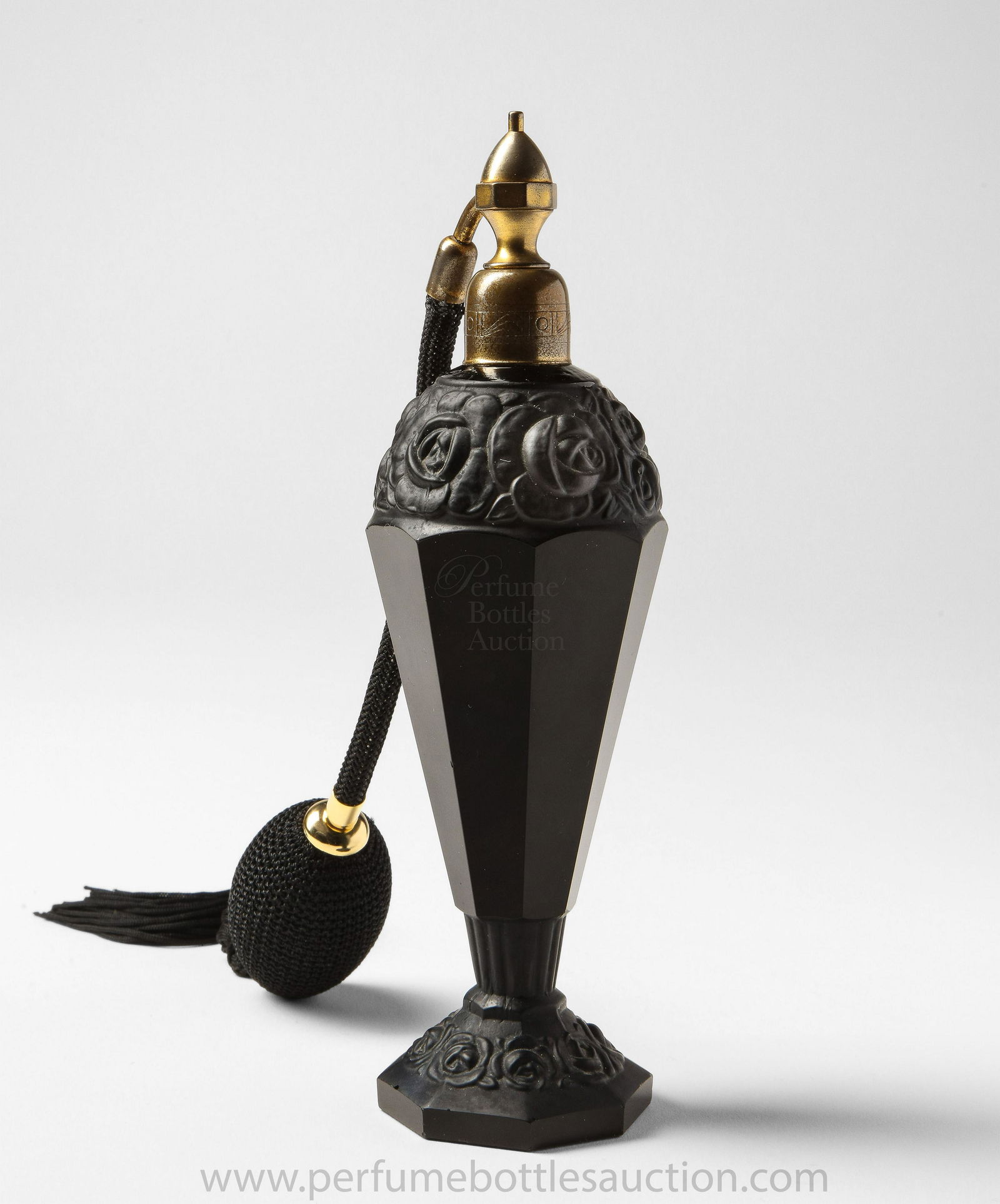 Art Deco Josef Schmidt black perfume atomizer (1 of 1)