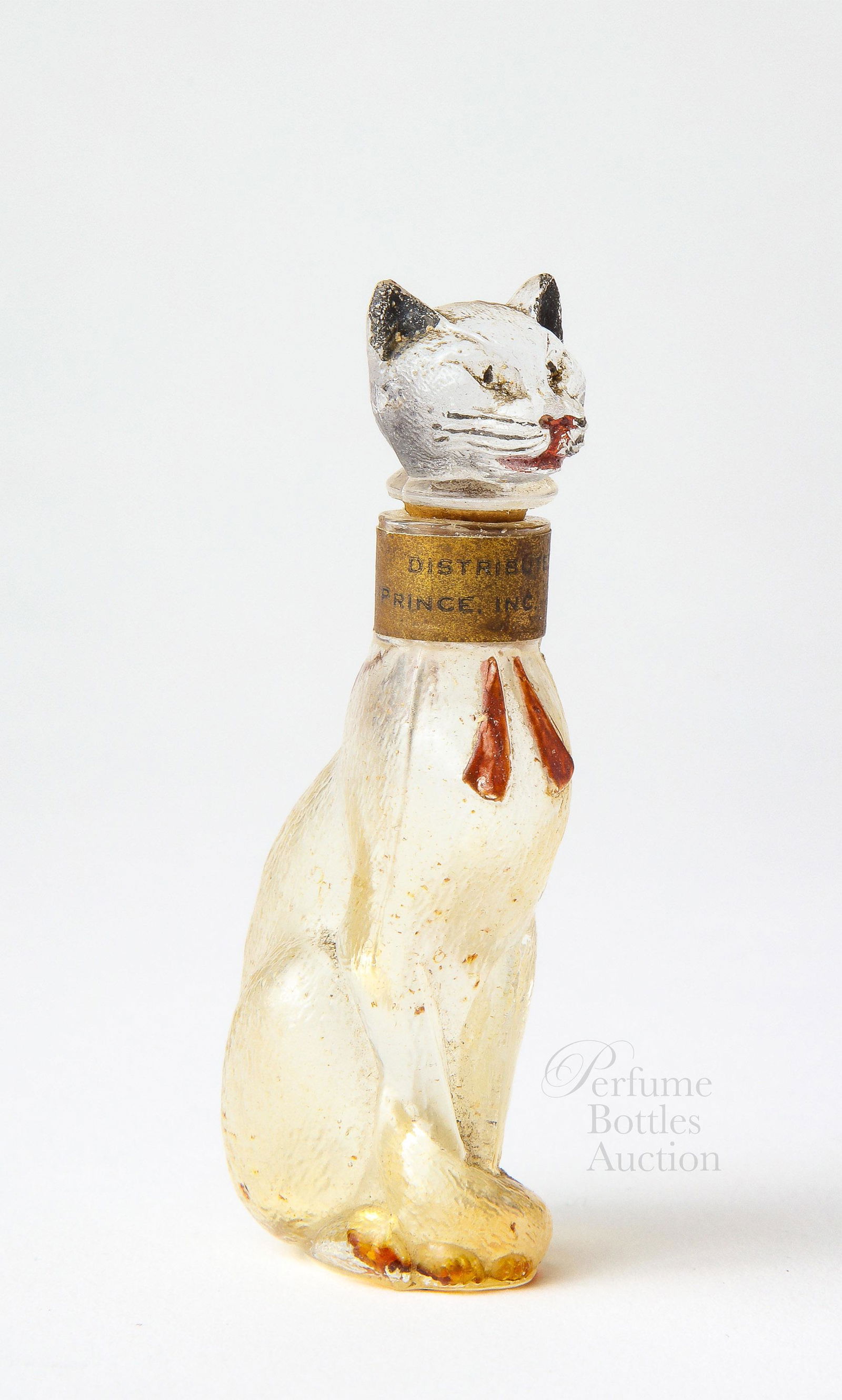 1920s Prince Inc Natasha figural cat perfume bottle (1 of 3)