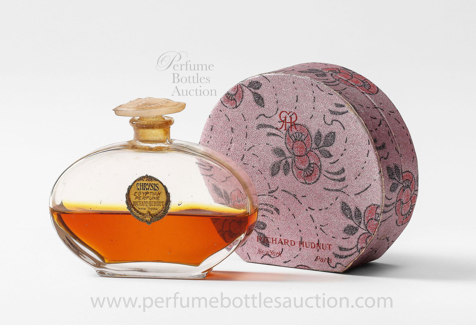 C1915 Richard Hudnut Chrysis Egyptian perfume bottle (1 of 1)