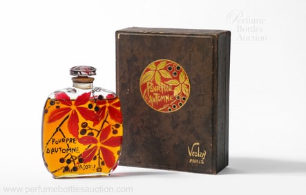 Lucien Gaillard Art Nouveau perfume bottle for Veolay for Pourpre d’Automne
