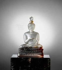 Rare 1920s perfume bottle as a Buddha for Junger & Gebhardt -Jasmin