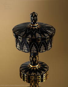 Austrian Art Deco glass Power Box - large scale for the luxury boudoir (1 of 1)