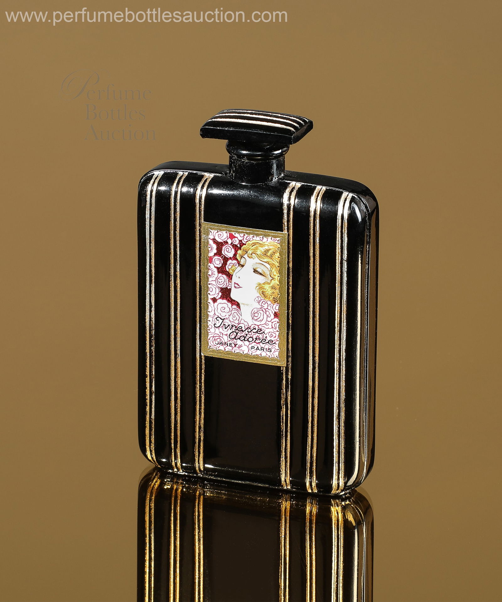 Art Deco Julien Viard perfume bottle design for Janey "Ivresse" (1 of 2)