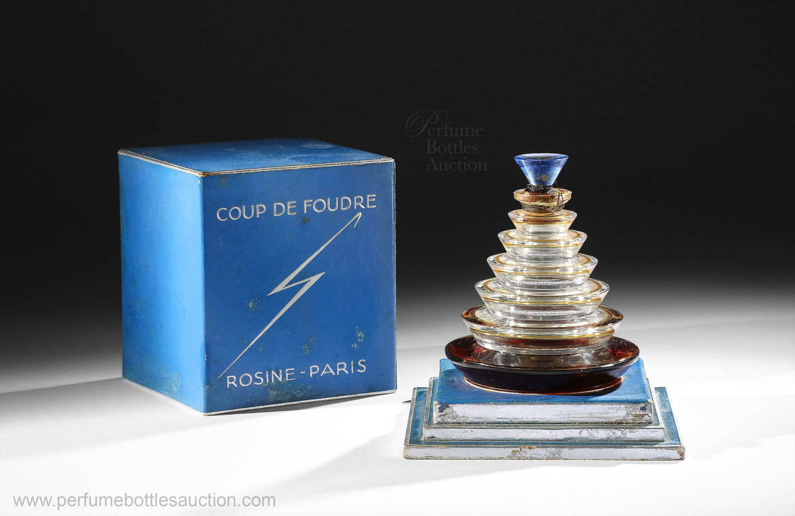 1925 Paul Poiret for Rosine perfume bottle - Coup de Foudre (1 of 1)
