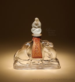 1922 Jovoy perfume bottle as camel with stopper as a rider