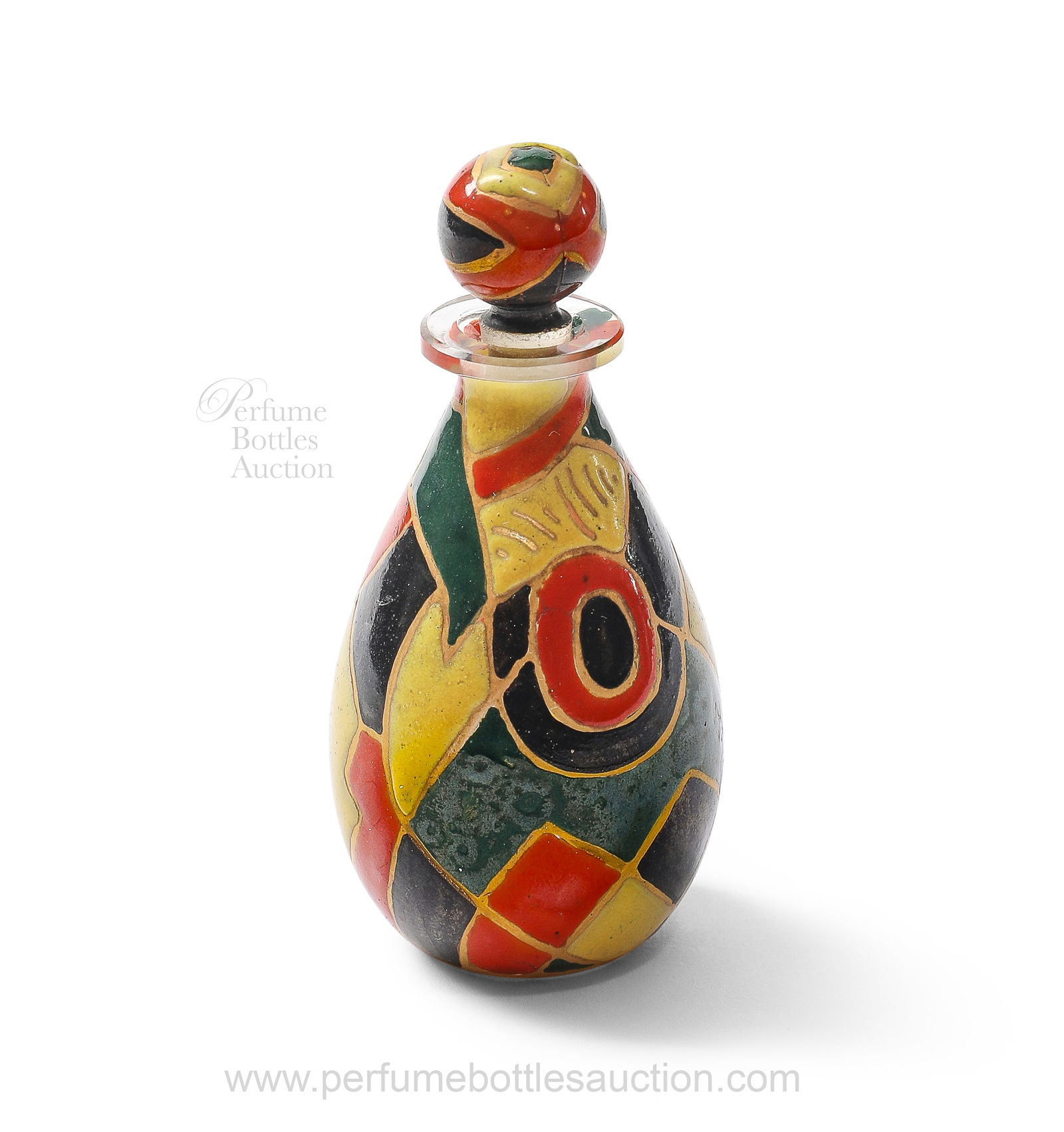 Art Deco perfume bottle for Lorie "Jasmine of Southern France" (1 of 1)