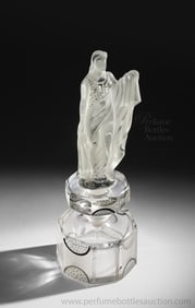 Exceptional c1938 Czechoslovakian Art Deco perfume bottle