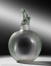 Rene Lalique Art Deco perfume bottle  “Myosotis flacon No. 3”