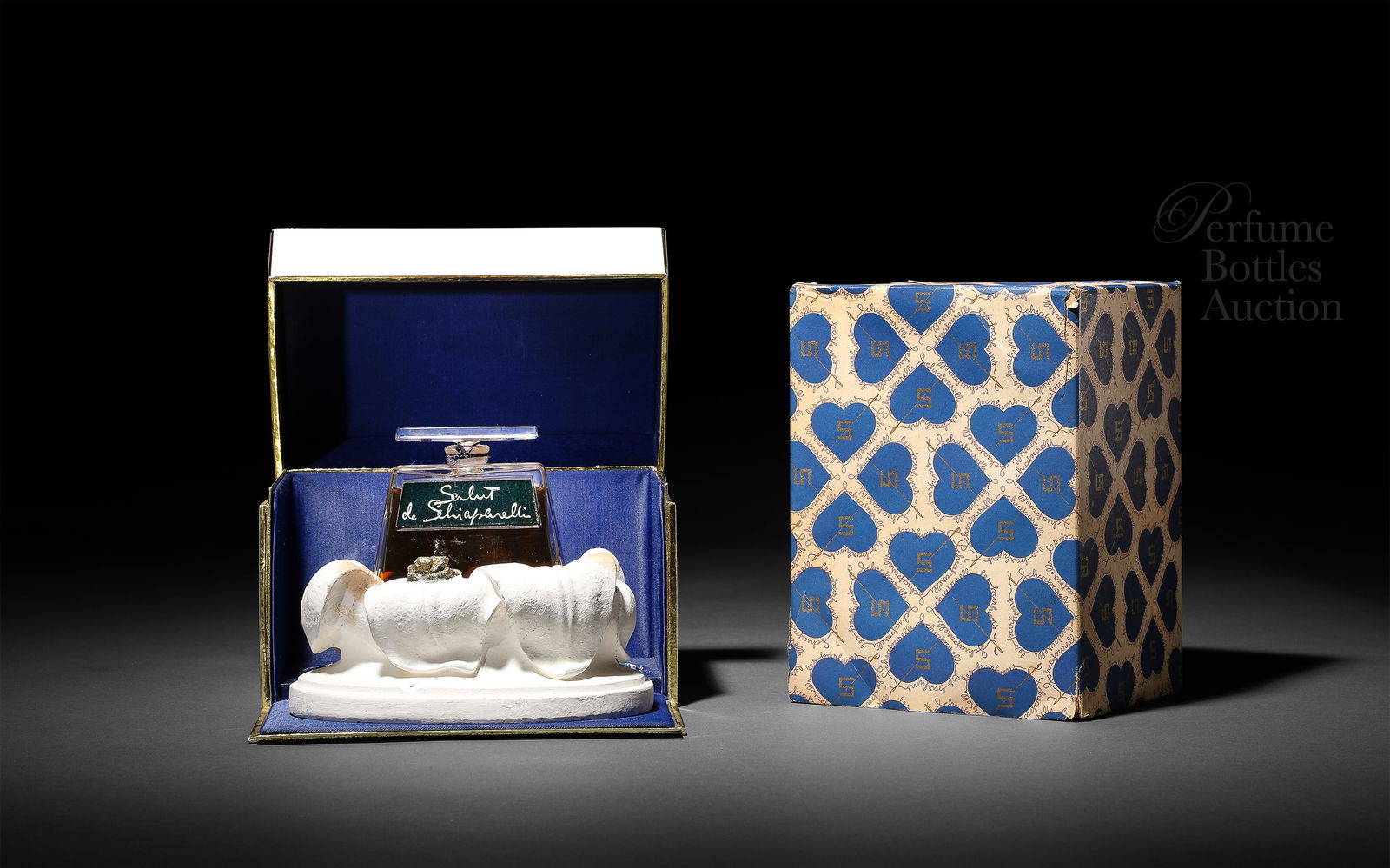 1934 Schiaparelli Salut perfume bottle, large size (1 of 2)