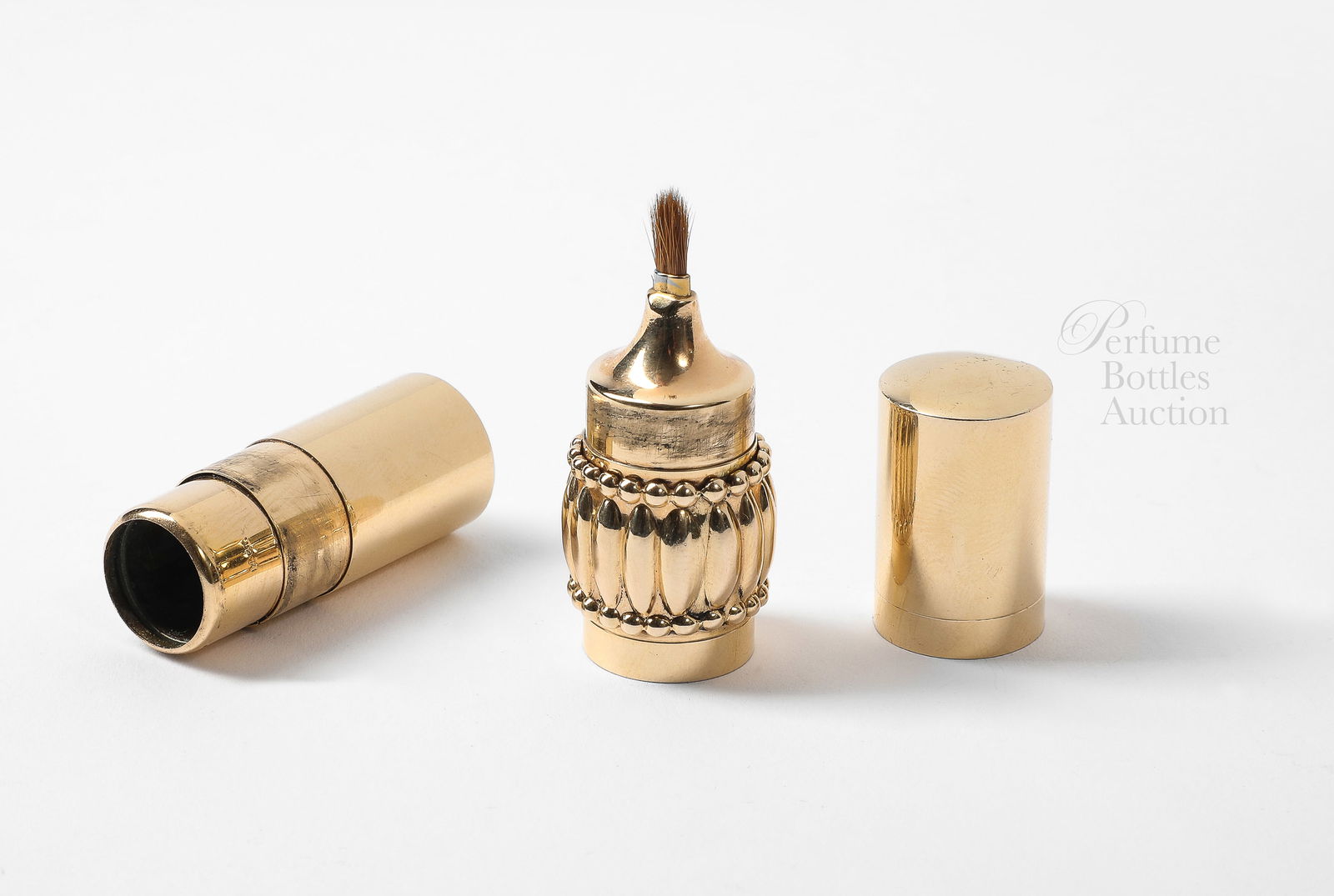 c1947 Cartier for Charles of the Ritz gold lipstick (1 of 3)