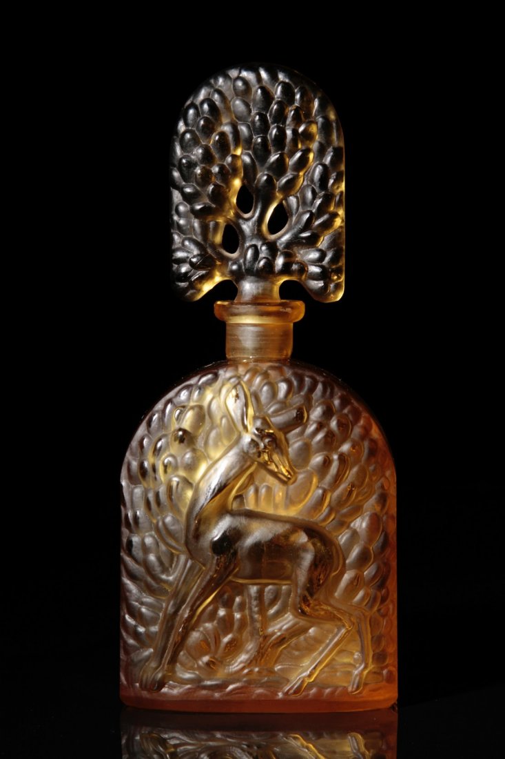Czech perfume bottle for Langlois Shari Czech perfume bottle for Langlois Shari