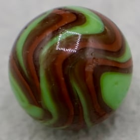 Christensen Agate Company CAC Oxblood Flame Marble
