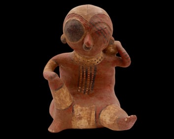 Nayarit Chinesco Style Kneeling Figure Mexico