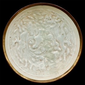 A Chinese Qingbai Glazed Phoenix Bowl