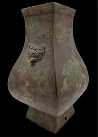 A Bronze Fanghu Ritual Storage Vessel