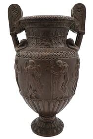 French Bronze Classical Urn Modeled After the TOWNLEY Vase