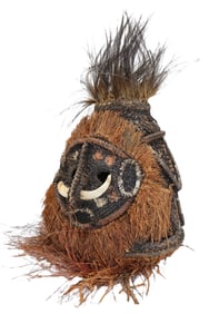 Papua New Guinea Reed, Clay, & Tusk Mask
