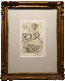 SALVADOR DALI Pegasus Color (1904-1988)