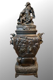 A Very Fine Meiji Period Japanese Bronze Koro