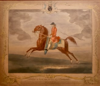 A Mezzotint from the Twelve Portraits of Racehorses