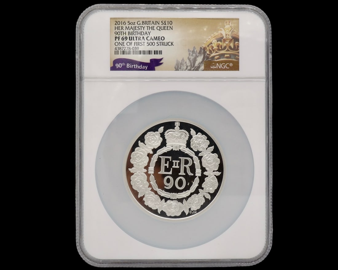 5oz Great Britain Silver Coin NGC PF69 (1 of 5)
