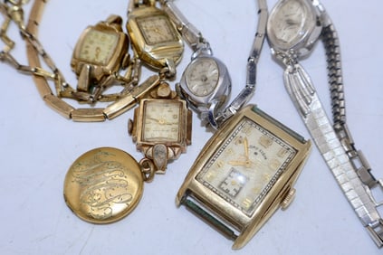 A Grouping of Vintage Mostly Gold Filled Items