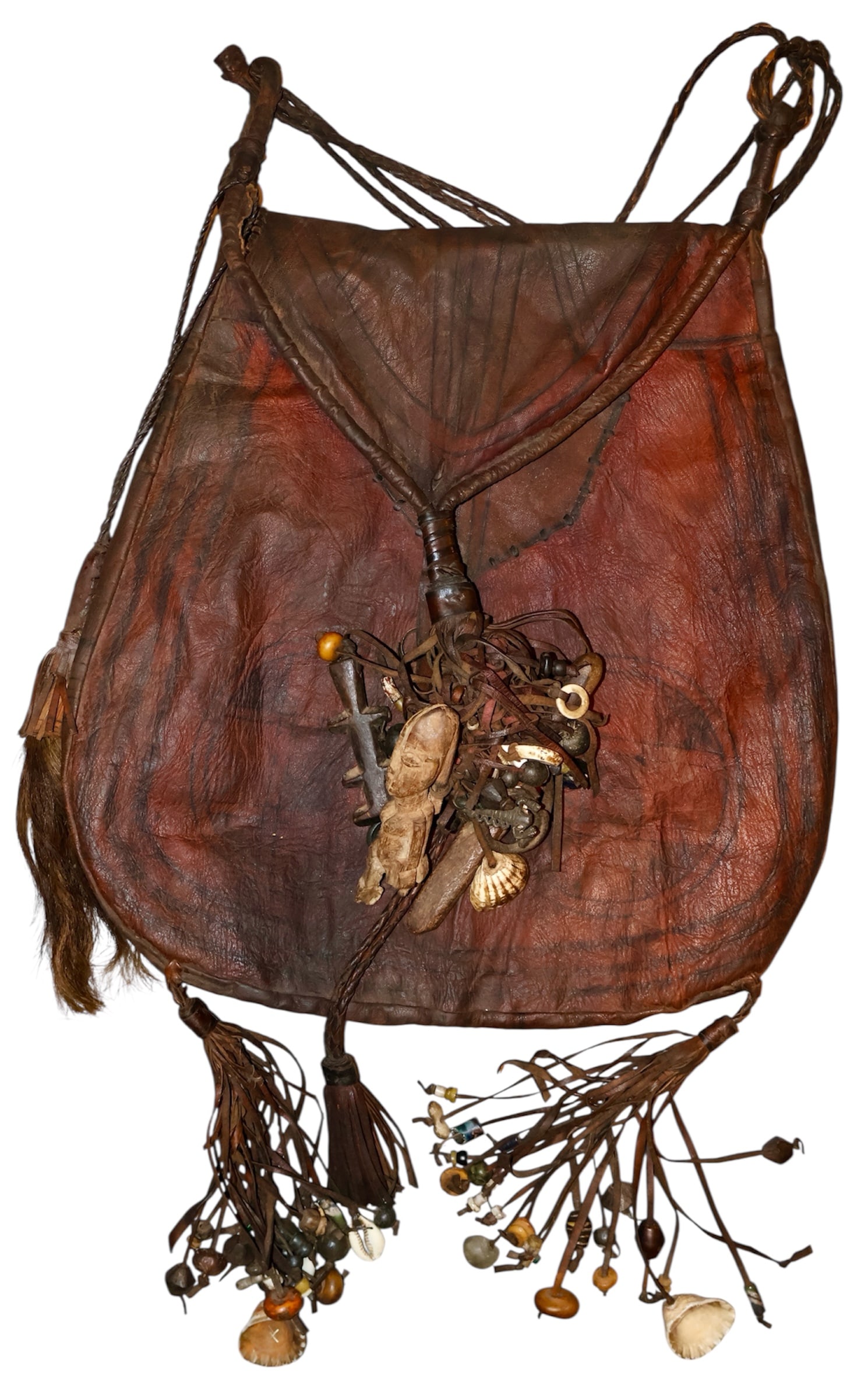 A Yoruba Africa Diviners Bag (1 of 7)