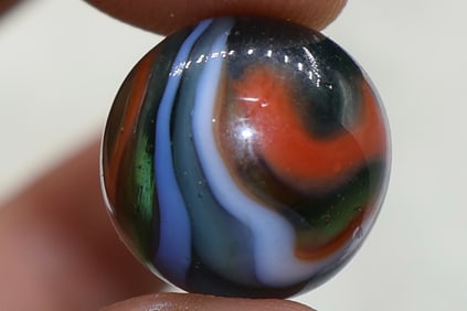 1930’s Super Busy PELTIER Miller Swirl MCS Marble