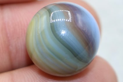 Early 1930’s Super Fancy Multicolor MASTER MARBLE Shooter