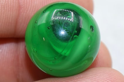 Killer MFC M.F. Christensen Clear Green Slag Marble