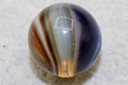 HTF Very Nice FANCY Multi Color MASTER MARBLE Co. Sunburst
