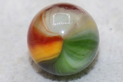 HTF Very Nice RASTA Multi Color MASTER MARBLE Co. Sunburst