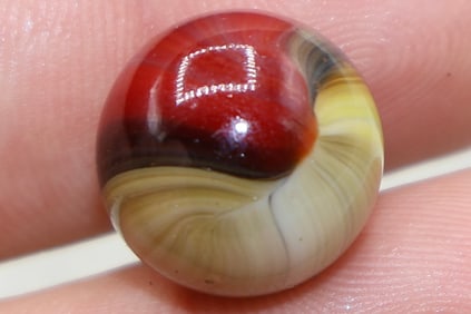 HTF Very Nice Indian Multi Color MASTER MARBLE Co. Sunburst