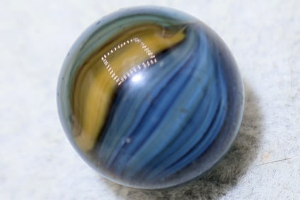 Blue Banded MASTER MARBLE Co. Sunburst Marble