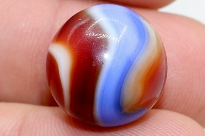 Early AKRO AGATE SPECIAL Multi Corkscrew Marble