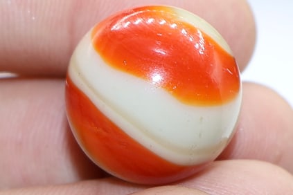 Huge 1” AKRO AGATE Prize Name Shooter Marble