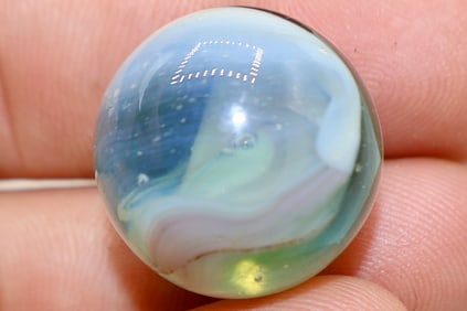 A Very Nice VITRO AGATE Conqueror Shooter Marble